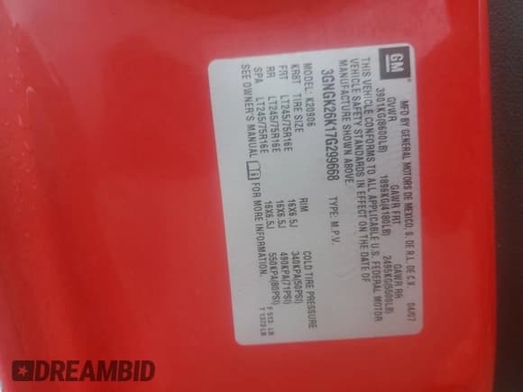 ✅ 2007 Chevrolet Suburban Commercial • VIN: 3GNGK26K17G299668 • Lot: 59481865. Wystawiony na Copart z przebiegiem 305 742 mil. Bezpłatny archiwum sprzedaży aukcyjnych z USA i szczegółowy raport historii pojazdu na DreamBid. Zdjęcie 13.