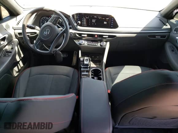 2022 Hyundai Sonata Sport с VIN 5NPEJ4J23NH136644, выставлен на аукционе Copart как лот 68210274 с пробегом 17 407 миль миль и Списание • Salvage title. История ставок и продаж доступна на DreamBid. Изображение 8.