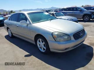 ✅ 2002 Infiniti Q45 • VIN: JNKBF01A52M000939 • Lot: 41879636. Listed on IAAI with 113,485 mi. Free auction sales archive from the USA and detailed vehicle history report at DreamBid. Image 1.