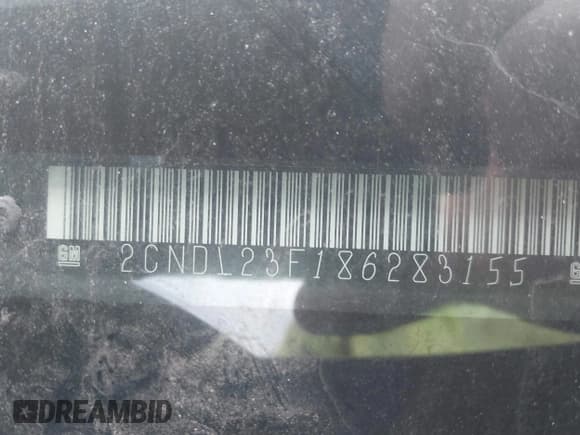 ✅ 2008 Chevrolet Equinox LS • VIN: 2CNDL23F186283155 • Лот: 41050728. Опубликован ранее на IAAI с пробегом 115 508 миль. Бесплатный доступ к архиву аукционных продаж из США и подробный отчёт об истории автомобиля на DreamBid. Изображение 9.