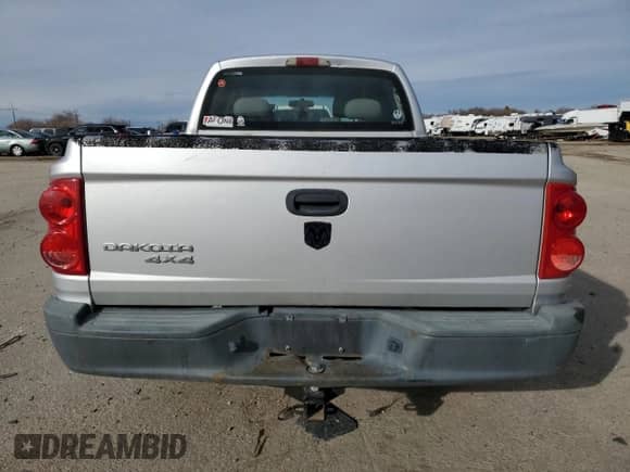 2007 Dodge Dakota ST with VIN 1D7HW28K27S250766, listed as a Copart auction lot 82396164 with Not provided miles and Salvage title. Bid and sale history available at DreamBid. Image 6.
