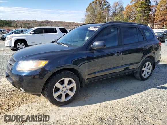 ✅ 2007 Hyundai Santa Fe SE • VIN: 5NMSH13E27H081785 • Lot: 82134504. Listed on Copart with 194,433 mi. Free auction sales archive from the USA and detailed vehicle history report at DreamBid. Image 1.