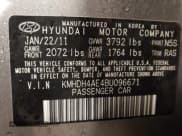 ✅ 2011 Hyundai Elantra GLS • VIN: KMHDH4AE4BU096671 • Lot: 43437396. Listed on IAAI with 145,626 mi. Free auction sales archive from the USA and detailed vehicle history report at DreamBid. Image 9.