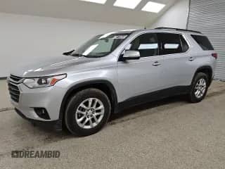 2019 Chevrolet Traverse LT Cloth z VIN 1GNEVMKW8KJ264362, wystawiony jako Copart lot #62772625 z przebiegiem 335 727 mil mil oraz Czysty tytuł • Clean title. Historia ofert i sprzedaży dostępna na DreamBid. Obrazek 1.