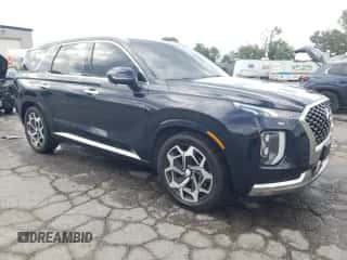 2022 Hyundai Palisade Calligraphy z VIN KM8R74HE7NU417833, wystawiony jako Copart lot #70877195 z przebiegiem 112 026 mil mil oraz Szkoda całkowita • Salvage title. Historia ofert i sprzedaży dostępna na DreamBid. Obrazek 4.