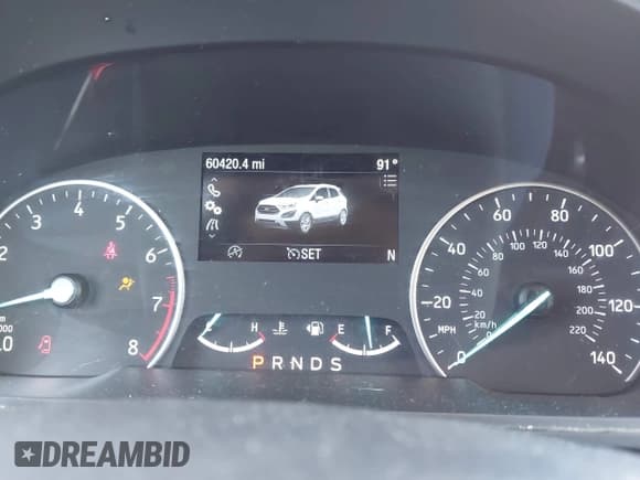 ✅ 2019 Ford EcoSport Titanium • VIN: MAJ6S3KL8KC297555 • Lot: 43043844. Listed on IAAI with 60,420 mi. Free auction sales archive from the USA and detailed vehicle history report at DreamBid. Image 16.