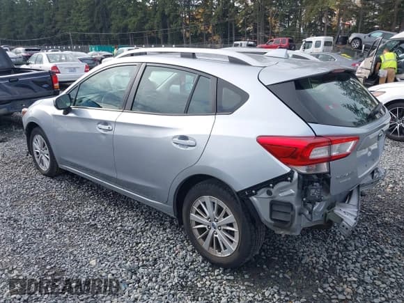 ✅ 2017 Subaru Impreza Premium • VIN: 4S3GTAD61H3733503 • Lot: 43653556. Listed on IAAI with 63,505 mi. Free auction sales archive from the USA and detailed vehicle history report at DreamBid. Image 3.