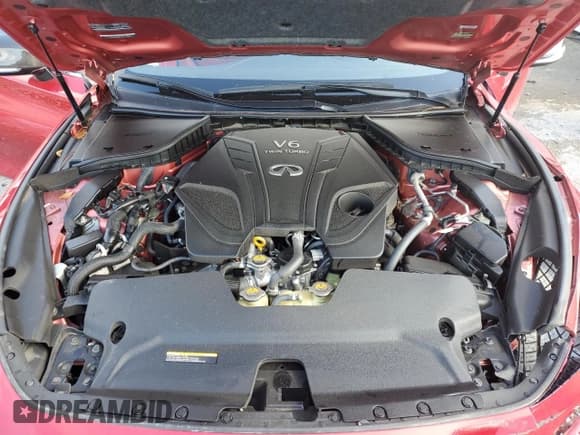 ✅ 2020 Infiniti Q60 Red Sport 400 • VIN: JN1FV7EK4LM400383 • Lot: 87031234. Listed on Copart with 26,583 mi. Free auction sales archive from the USA and detailed vehicle history report at DreamBid. Image 11.