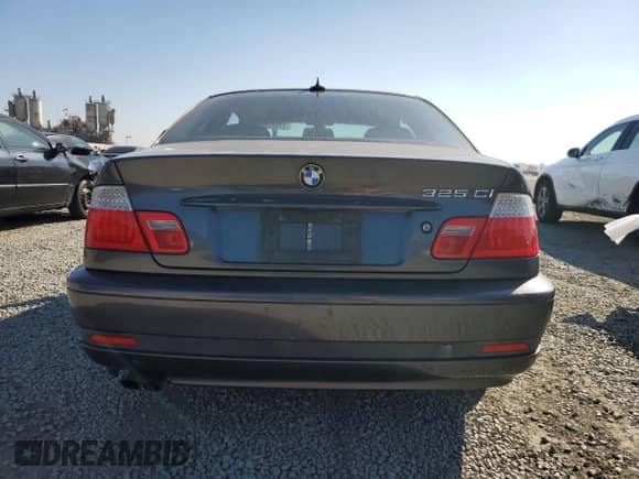 2006 BMW 3 Series 325Ci with VIN WBABD33426PL09754, listed as a Copart auction lot 71323315 with 150,243 mi miles and Salvage title. Bid and sale history available at DreamBid. Image 6.