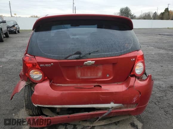 2009 Chevrolet Aveo 2LT z VIN KL1TG66E59B652927, wystawiony jako Copart lot #81853464 z przebiegiem 113 538 mil mil oraz Szkoda całkowita • Salvage title. Historia ofert i sprzedaży dostępna na DreamBid. Obrazek 6.