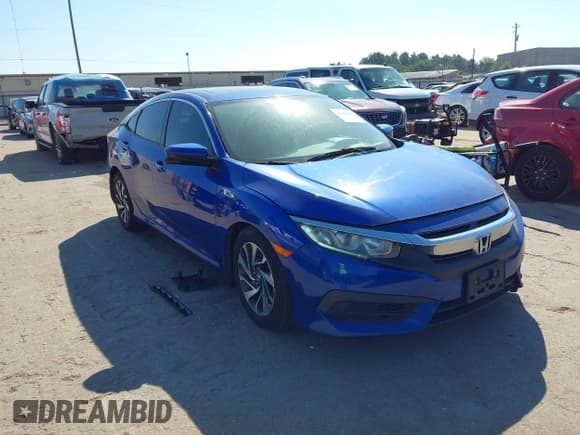 ✅ 2016 Honda Civic EX • VIN: 19XFC2F77GE014545 • Lot: 43408727. Wystawiony na IAAI z przebiegiem 165 616 mil. Bezpłatny archiwum sprzedaży aukcyjnych z USA i szczegółowy raport historii pojazdu na DreamBid. Zdjęcie 1.