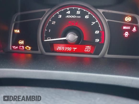 ✅ 2007 Honda Civic Si • VIN: 2HGFA555X7H712287 • Lot: 43810610. Wystawiony na IAAI z przebiegiem 269 398 mil. Bezpłatny archiwum sprzedaży aukcyjnych z USA i szczegółowy raport historii pojazdu na DreamBid. Zdjęcie 7.