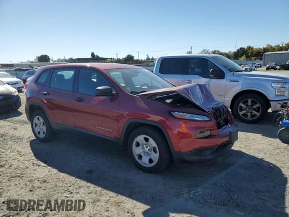 ✅ 2016 Jeep Cherokee Sport • VIN: 1C4PJLABXGW265576 • Лот: 87277715. Опубликован ранее на Copart с пробегом 68 899 миль. Бесплатный доступ к архиву аукционных продаж из США и подробный отчёт об истории автомобиля на DreamBid. Изображение 4.
