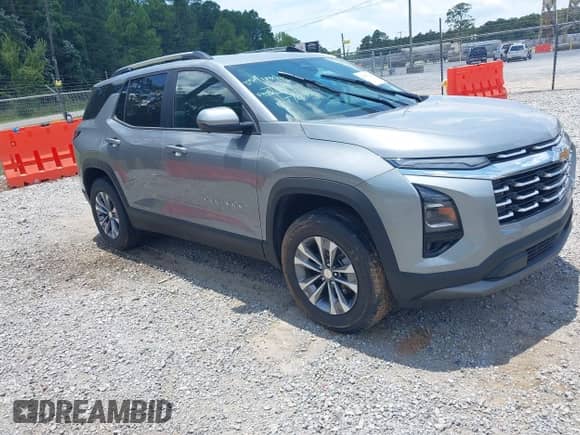 2025 Chevrolet Equinox FWD LT с VIN 3GNAXHEG5SL215648, выставлен на аукционе IAAI как лот 42665426 с пробегом Не указан миль и . История ставок и продаж доступна на DreamBid. Изображение 1.