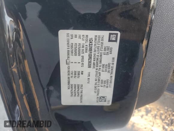 ✅ 2013 GMC Yukon XL Denali • VIN: 1GKS2MEF0DR236399 • Lot: 85902805. Listed on Copart with 134,000 mi. Free auction sales archive from the USA and detailed vehicle history report at DreamBid. Image 13.