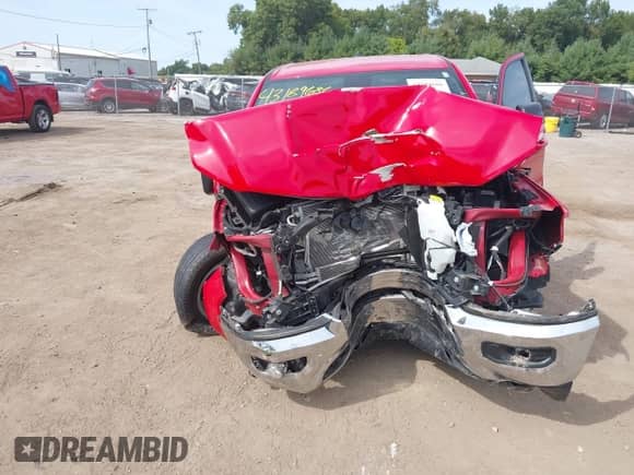 2022 Ram 1500 Big Horn with VIN 1C6RRFFG0NN324961, listed as a IAAI auction lot 43189686 with 37,154 mi miles and . Bid and sale history available at DreamBid. Image 12.