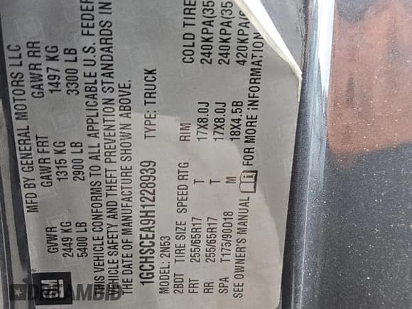 ✅ 2017 Chevrolet Colorado 2WD LT • VIN: 1GCHSCEA9H1228939 • Lot: 42342695. Listed on Copart with 35,131 mi. Free auction sales archive from the USA and detailed vehicle history report at DreamBid. Image 12.