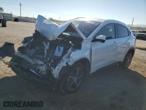 ✅ 2022 Honda HR-V EX • VIN: 3CZRU6H51NM750942 • Лот: 92925885. Опубликован ранее на Copart с пробегом 27 684 миль. Бесплатный доступ к архиву аукционных продаж из США и подробный отчёт об истории автомобиля на DreamBid. Изображение 1.