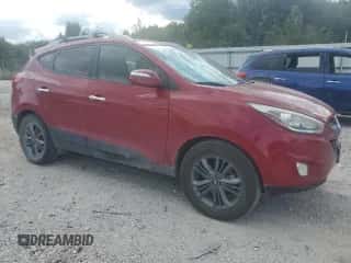 2015 Hyundai Tucson Limited with VIN KM8JUCAG4FU059636, listed as a Copart auction lot 85888775 with 153,926 mi miles and Salvage title. Bid and sale history available at DreamBid. Image 4.