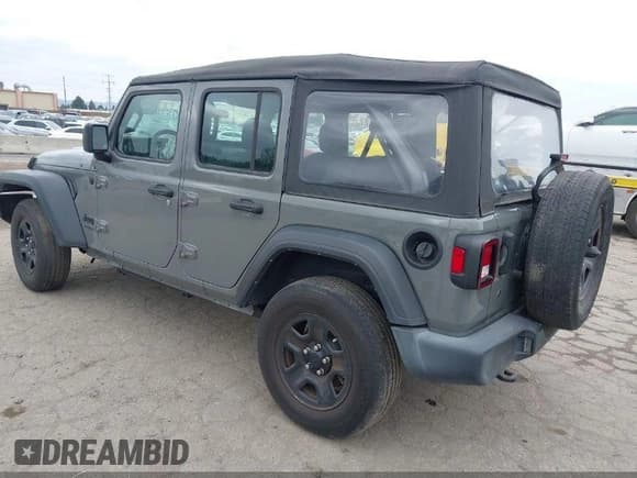 ✅ 2022 Jeep Wrangler Unlimited Sport S • VIN: 1C4HJXDG8NW126143 • Лот: 42873820. Опубликован ранее на IAAI с пробегом 44 472 миль. Бесплатный доступ к архиву аукционных продаж из США и подробный отчёт об истории автомобиля на DreamBid. Изображение 3.