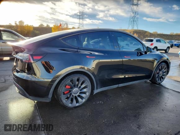 ✅ 2023 Tesla Model Y Performance • VIN: 7SAYGDEF0PF587513 • Lot: 87410865. Wystawiony na Copart z przebiegiem 47 429 mil. Bezpłatny archiwum sprzedaży aukcyjnych z USA i szczegółowy raport historii pojazdu na DreamBid. Zdjęcie 3.