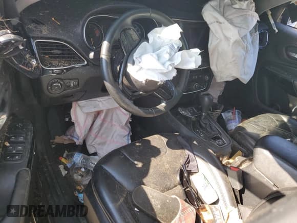 ✅ 2019 Jeep Cherokee Altitude • VIN: 1C4PJLLB5KD485080 • Lot: 69173115. Listed on Copart with 106,382 mi. Free auction sales archive from the USA and detailed vehicle history report at DreamBid. Image 8.