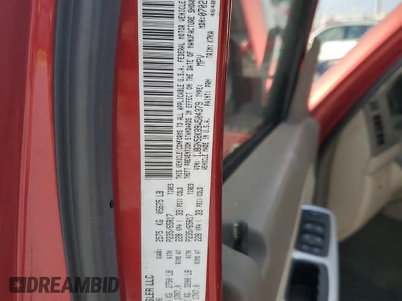 ✅ 2009 Jeep Liberty Limited • VIN: 1J8GN58K89W504379 • Lot: 82719295. Listed on Copart with 185,886 mi. Free auction sales archive from the USA and detailed vehicle history report at DreamBid. Image 13.