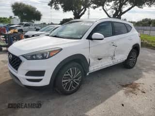 2019 Hyundai Tucson SEL z VIN KM8J33ALXKU880461, wystawiony jako Copart lot #80731115 z przebiegiem 59 710 mil mil oraz Nie do naprawy • Non repairable. Historia ofert i sprzedaży dostępna na DreamBid. Obrazek 1.