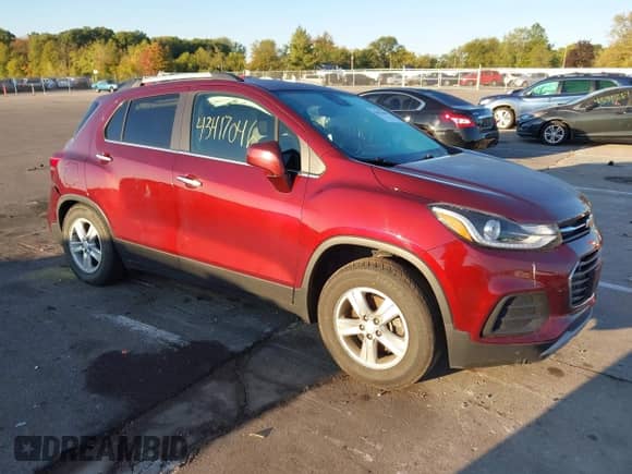 2017 Chevrolet Trax LT с VIN 3GNCJLSB1HL239234, выставлен на аукционе IAAI как лот 43417046 с пробегом 56 996 миль миль и . История ставок и продаж доступна на DreamBid. Изображение 1.