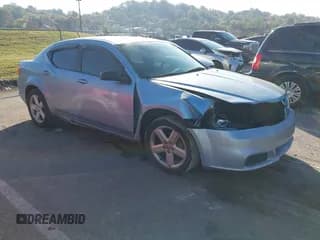 ✅ 2013 Dodge Avenger SE • VIN: 1C3CDZAB0DN563908 • Lot: 43583184. Listed on IAAI with 183,508 mi. Free auction sales archive from the USA and detailed vehicle history report at DreamBid. Image 1.