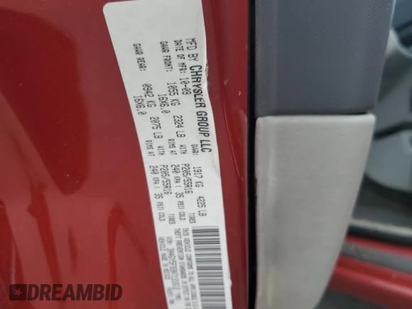 ✅ 2010 Chrysler PT Cruiser • VIN: 3A4GY5F93AT131612 • Lot: 84050075. Listed on Copart with 125,556 mi. Free auction sales archive from the USA and detailed vehicle history report at DreamBid. Image 12.