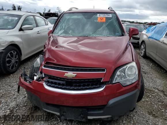 2013 Chevrolet Captiva Sport LS with VIN 3GNAL2EK9DS532032, listed as a Copart auction lot 67735794 with Not provided miles and Salvage title. Bid and sale history available at DreamBid. Image 5.
