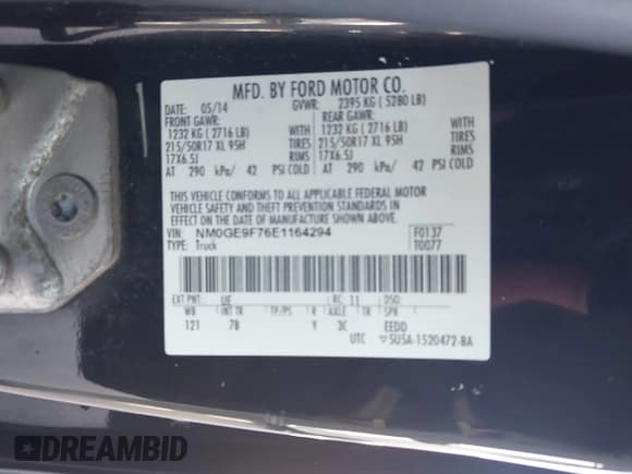 ✅ 2014 Ford Transit Connect XLT • VIN: NM0GE9F76E1164294 • Lot: 42261397. Listed on IAAI with 129,812 mi. Free auction sales archive from the USA and detailed vehicle history report at DreamBid. Image 9.