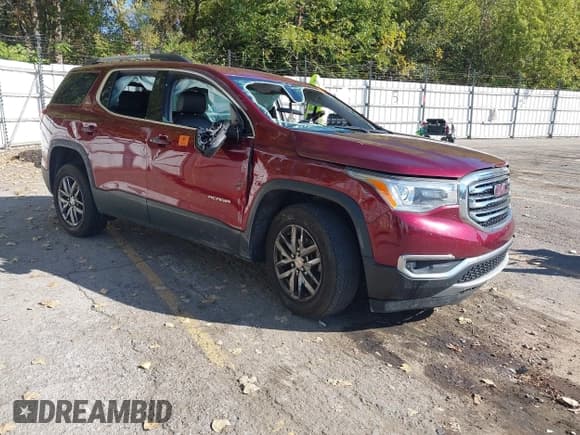✅ 2017 GMC Acadia SLT • VIN: 1GKKNULS9HZ255126 • Lot: 43418753. Listed on IAAI with Not provided. Free auction sales archive from the USA and detailed vehicle history report at DreamBid. Image 1.