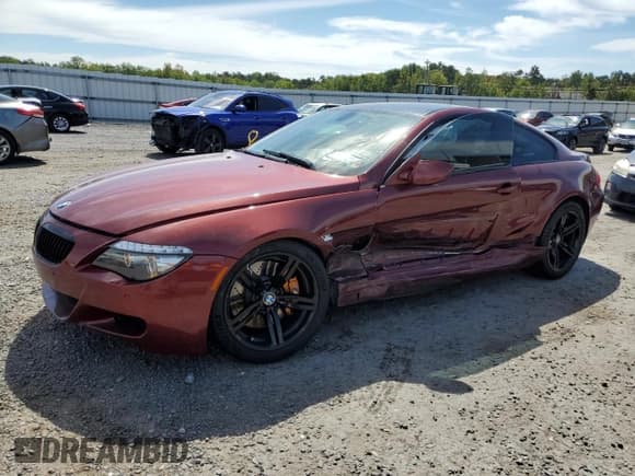 ✅ 2008 BMW 6 Series M6 • VIN: WBSEH93588CY24759 • Lot: 70246144. Listed on Copart with 102,629 mi. Free auction sales archive from the USA and detailed vehicle history report at DreamBid. Image 1.