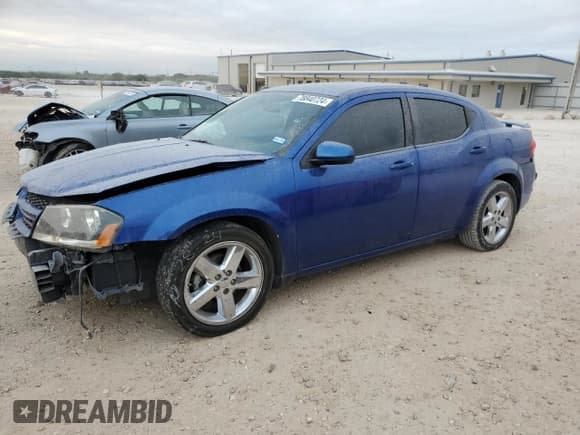 ✅ 2013 Dodge Avenger SXT • VIN: 1C3CDZCB6DN619671 • Лот: 78840724. Опубликован ранее на Copart с пробегом 112 293 миль. Бесплатный доступ к архиву аукционных продаж из США и подробный отчёт об истории автомобиля на DreamBid. Изображение 1.