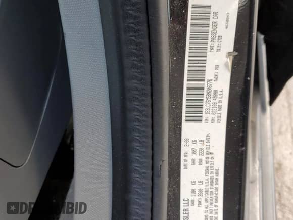 2008 Dodge Avenger R/T с VIN 1B3LC76M58N206776, выставлен на аукционе Copart как лот 56289924 с пробегом 208 886 миль миль и Списание • Salvage title. История ставок и продаж доступна на DreamBid. Изображение 12.