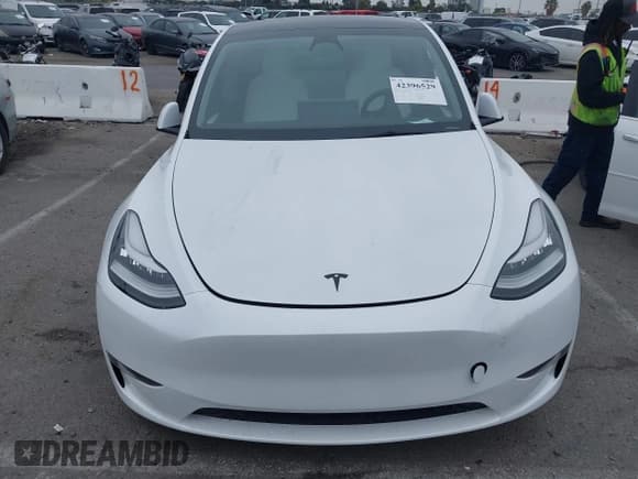 ✅ 2023 Tesla Model Y Long Range • VIN: 7SAYGDEE3PA055497 • Lot: 42396529. Listed on IAAI with 18,230 mi. Free auction sales archive from the USA and detailed vehicle history report at DreamBid. Image 11.