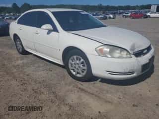 2009 Chevrolet Impala Police Police with VIN 2G1WS57M891278844, listed as a Copart auction lot 57747755 with 214,817 mi miles and Salvage title. Bid and sale history available at DreamBid. Image 4.