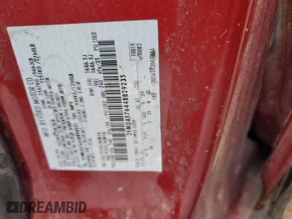 ✅ 2004 Ford Freestar • VIN: 2FMDA57644BB29235 • Лот: 85931314. Опубликован ранее на Copart с пробегом 134 292 миль. Бесплатный доступ к архиву аукционных продаж из США и подробный отчёт об истории автомобиля на DreamBid. Изображение 13.