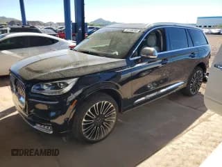 ✅ 2020 Lincoln Aviator Black Label • VIN: 5LM5J9XCXLGL05579 • Lot: 87195395. Listed on Copart with 63,493 mi. Free auction sales archive from the USA and detailed vehicle history report at DreamBid. Image 1.