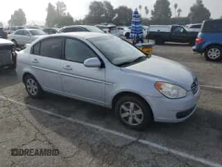 2009 Hyundai Accent Auto GLS with VIN KMHCN46C39U282871, listed as a Copart auction lot 72660574 with 90,408 mi miles and Salvage title. Bid and sale history available at DreamBid. Image 4.