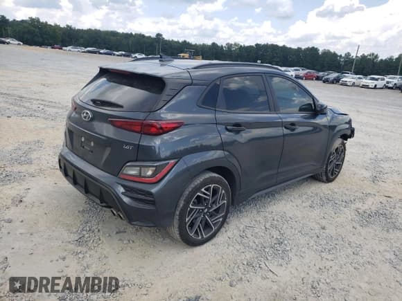 ✅ 2022 Hyundai Kona N Line • VIN: KM8K33A33NU791128 • Лот: 69412564. Опубликован ранее на Copart с пробегом 27 876 миль. Бесплатный доступ к архиву аукционных продаж из США и подробный отчёт об истории автомобиля на DreamBid. Изображение 3.