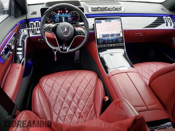 ✅ 2021 Mercedes-Benz S 580 • VIN: W1K6G7GB7MA059283 • Lot: 45723684. Wystawiony na Copart z przebiegiem 33 699 mil. Bezpłatny archiwum sprzedaży aukcyjnych z USA i szczegółowy raport historii pojazdu na DreamBid. Zdjęcie 8.