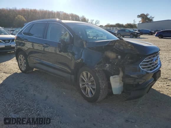 ✅ 2019 Ford Edge Titanium • VIN: 2FMPK4K96KBC23071 • Lot: 92440755. Listed on Copart with 69,326 mi. Free auction sales archive from the USA and detailed vehicle history report at DreamBid. Image 4.