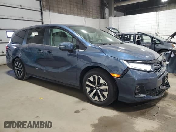 ✅ 2025 Honda Odyssey EX-L • VIN: 5FNRL6H63SB078870 • Lot: 84300665. Wystawiony na Copart z przebiegiem 5 721 mil. Bezpłatny archiwum sprzedaży aukcyjnych z USA i szczegółowy raport historii pojazdu na DreamBid. Zdjęcie 4.