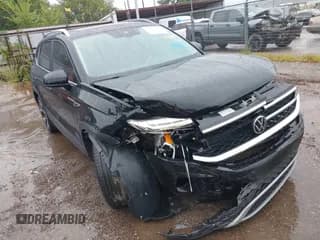 ✅ 2023 Volkswagen Taos SEL • VIN: 3VV2X7B20PM306152 • Lot: 43059090. Listed on IAAI with 38,306 mi. Free auction sales archive from the USA and detailed vehicle history report at DreamBid. Image 1.