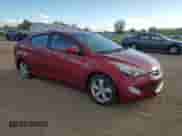 2012 Hyundai Elantra Limited with VIN KMHDH4AE3CU344801, listed as a Copart auction lot 85105085 with 126,367 mi miles and Clean title. Bid and sale history available at DreamBid. Image 4.