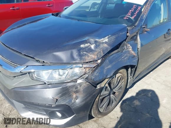 ✅ 2018 Honda Civic EX-T • VIN: JHMFC1F34JX008280 • Lot: 43809009. Listed on IAAI with 122,246 mi. Free auction sales archive from the USA and detailed vehicle history report at DreamBid. Image 6.