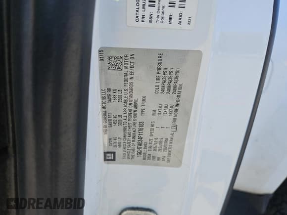 ✅ 2015 Chevrolet Colorado 4WD WT • VIN: 1GCHTAE34F1176183 • Лот: 42332182. Опубликован ранее на IAAI с пробегом 108 923 миль. Бесплатный доступ к архиву аукционных продаж из США и подробный отчёт об истории автомобиля на DreamBid. Изображение 1.